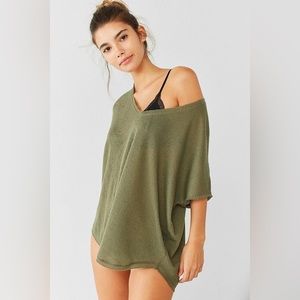 Urban Outfitters Out From Under Frankie Oversized Thermal Tee